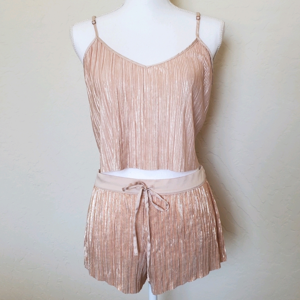 Victoria's Secret Gold Pajamas Sleep Set